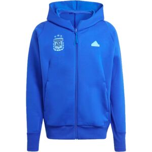 adidas 2024-2025 Argentina Travel Full Zip Hoody (Blue) - Blue - male - Size: Small 36-38\" Chest