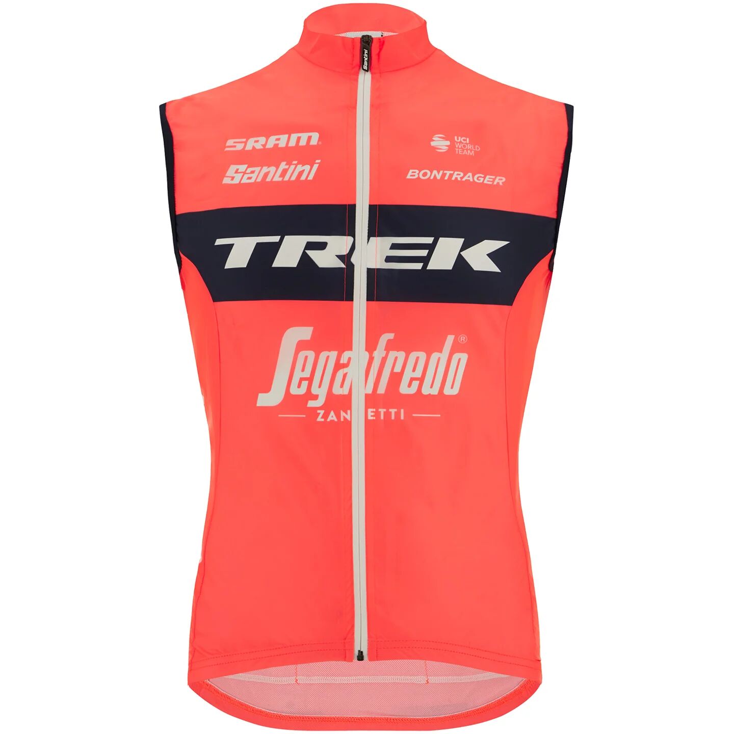 Santini TREK SEGAFREDO Training 2023 Wind Vest, for men, size L, Cycling vest, Cycle gear