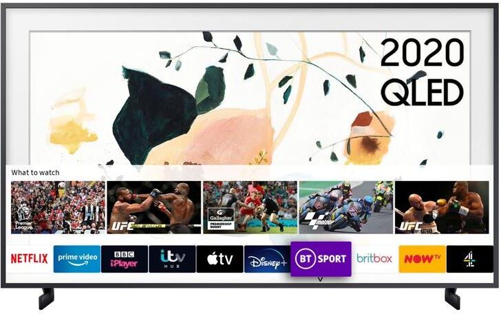 SAMSUNG QE55LS03TAUXXU 55" Frame Art Mode QLED 4K HDR Smart TV - Black