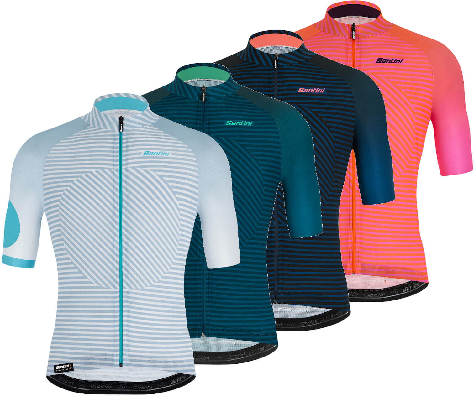 Santini Karma Mille Jersey - XS - Silver Bullet; male