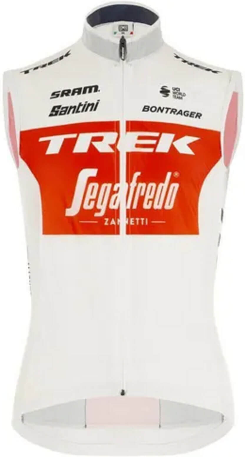 Santini Trek-Segafredo Fine Light Skin Vest - M; male