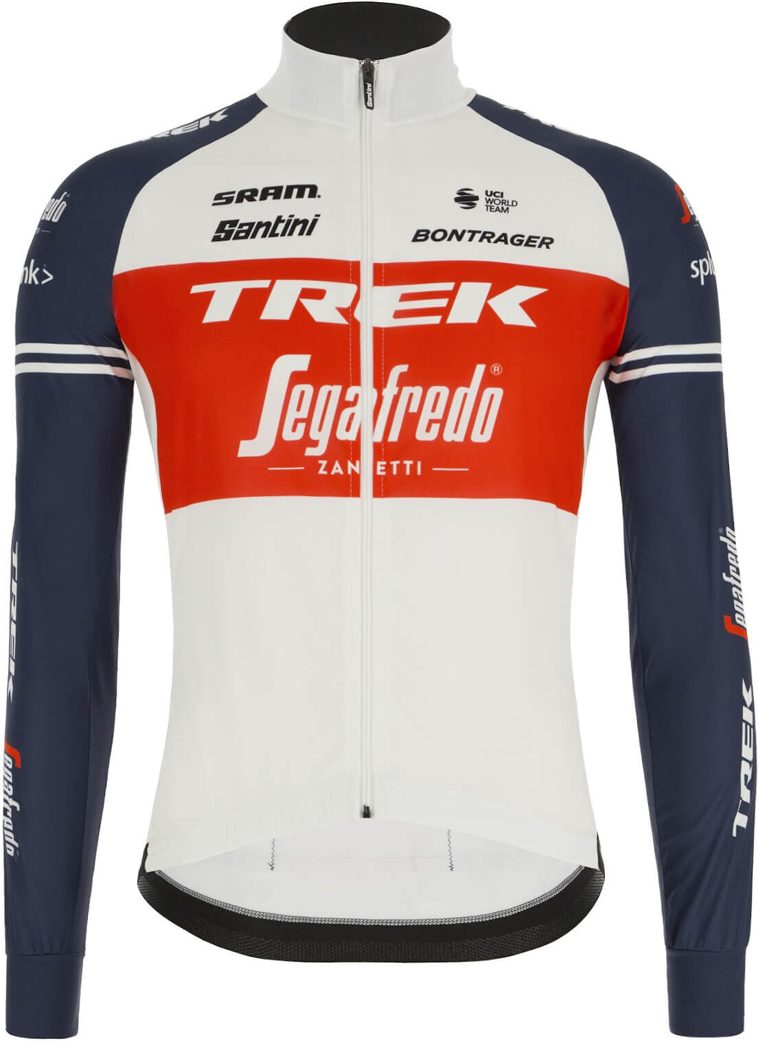 Santini Trek-Segafredo Wind Jacket - S; male