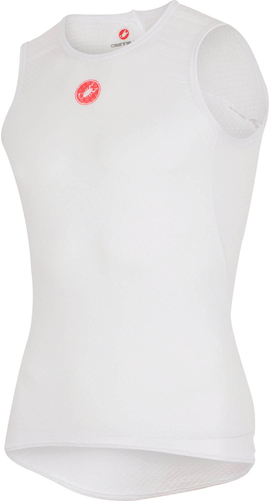 Castelli Pro Issue Sleeveless Baselayer - XL - White; male