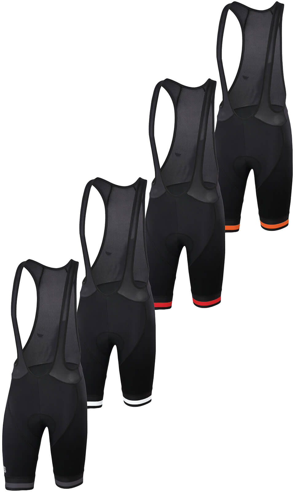 Sportful BodyFit Team Classic Bib Shorts - S - Black/White; male