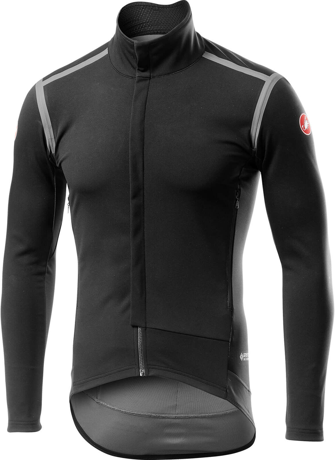 Castelli Perfetto RoS Long Sleeve Jacket - XXL - Light Black; unisex