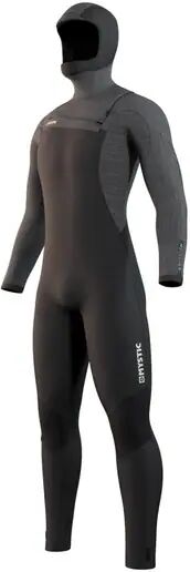 Photos - Wetsuit Mystic Voltt Hooded 6mm Chest Zip   - Black - Size: Extra La (Black)