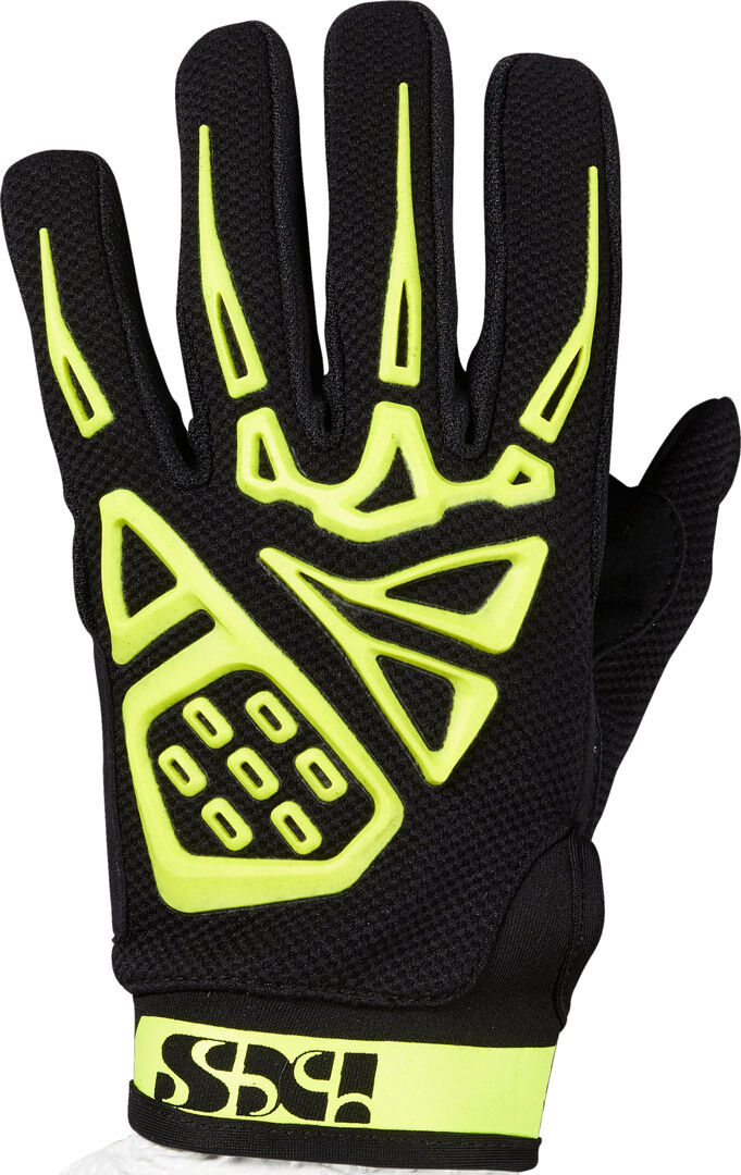 Photos - Motorcycle Gloves IXS Pandora Air Motocross Gloves Unisex Black Yellow Size: 2xl x433170352x 