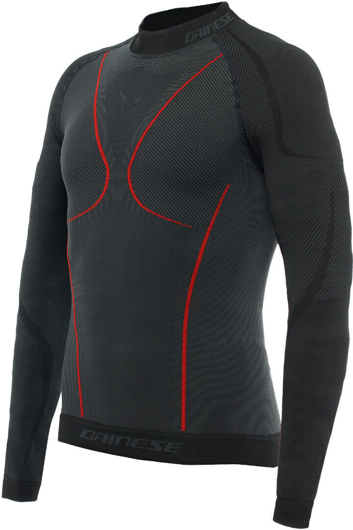 Photos - Motorcycle Clothing Dainese Thermo Ls Functional Shirt Unisex Black Red Size: M 1916016606m 