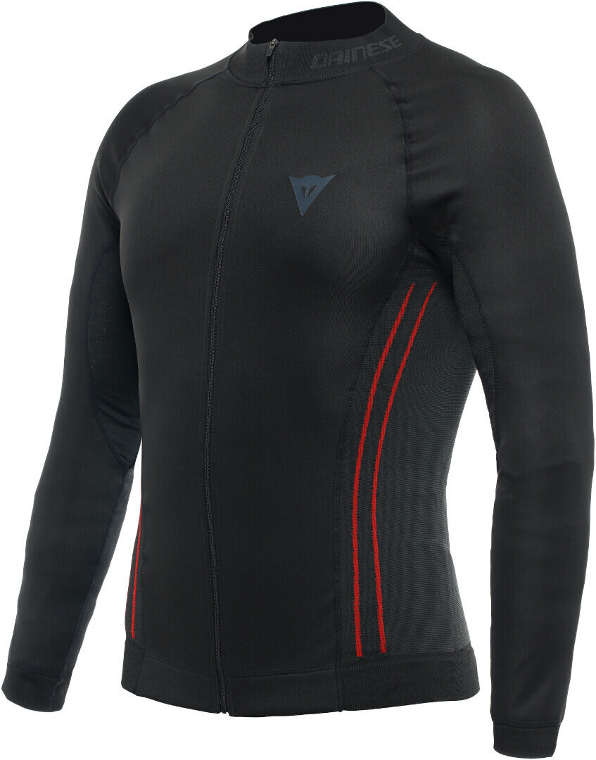 Photos - Motorcycle Clothing Dainese No-Wind Thermo Ls Functional Jacket Unisex Black Red Size: M 19160 