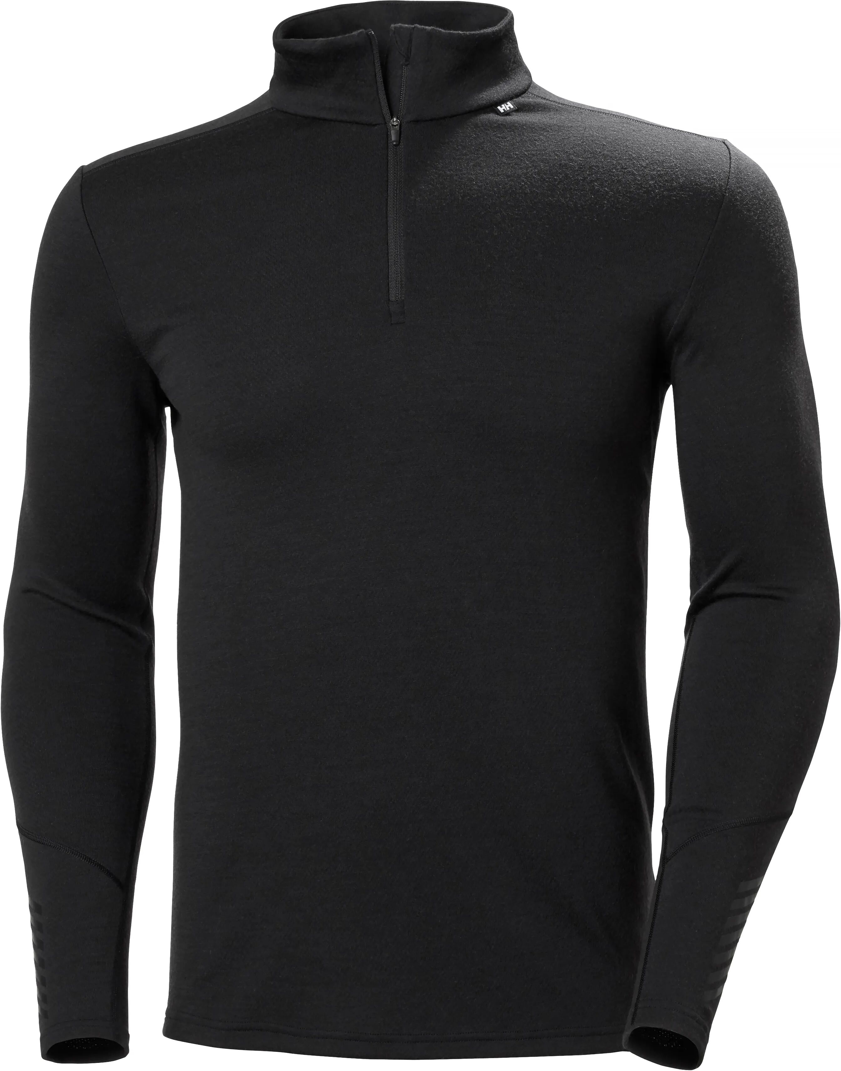 Helly Hansen Men's Lifa Merino Midweight 1/2 Zip Base Layer Black XL - Black - Male