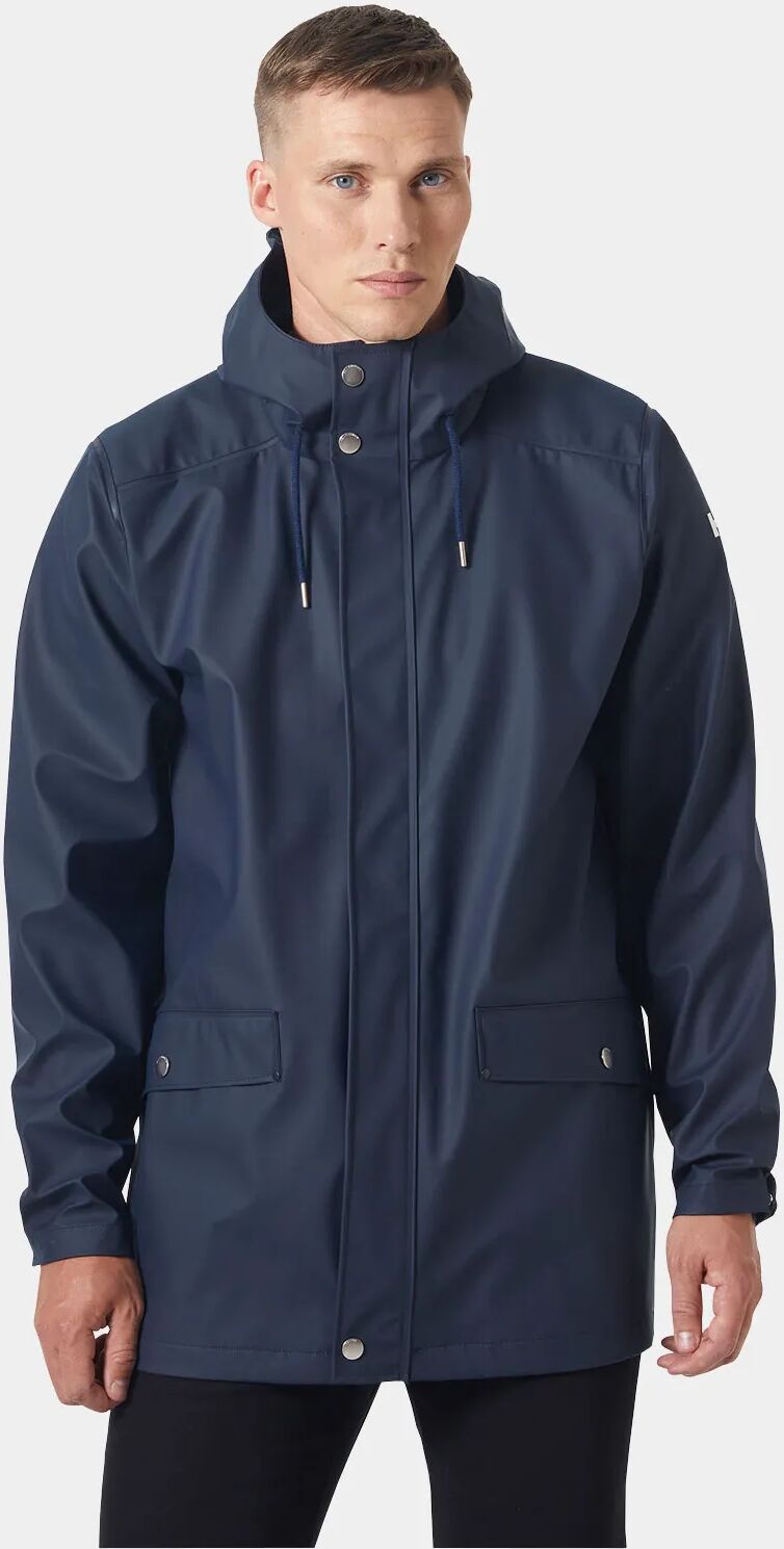 Helly Hansen Men's Moss Windproof Rain Coat Navy XL - Navy Blue - Male