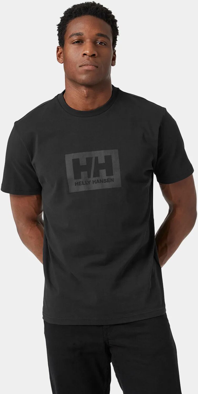 Helly Hansen Men's HH Box Soft Cotton Tshirt Black L - Black - Male