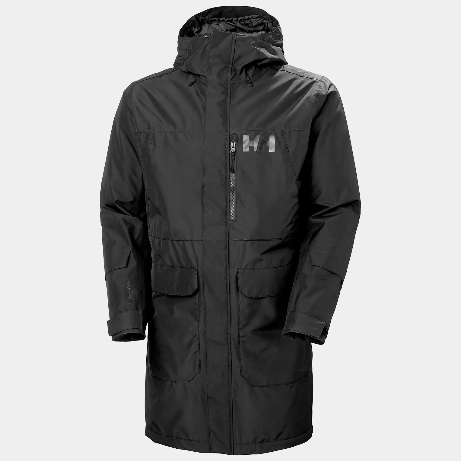 Helly Hansen Men’s Rigging Insulated Raincoat Black M - Black - Male