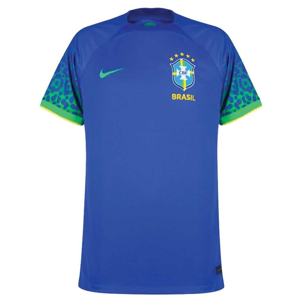 Photos - Football Kit Nike 2023 Brazil Away Shirt - Blue - male - Size: Small 34-36\" Chest  2022