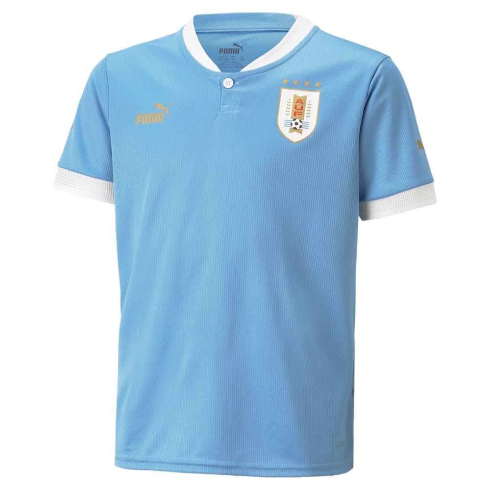 Photos - Football Kit Puma 2023 Uruguay Home Shirt - Blue - male - Size: Small Adults  2022