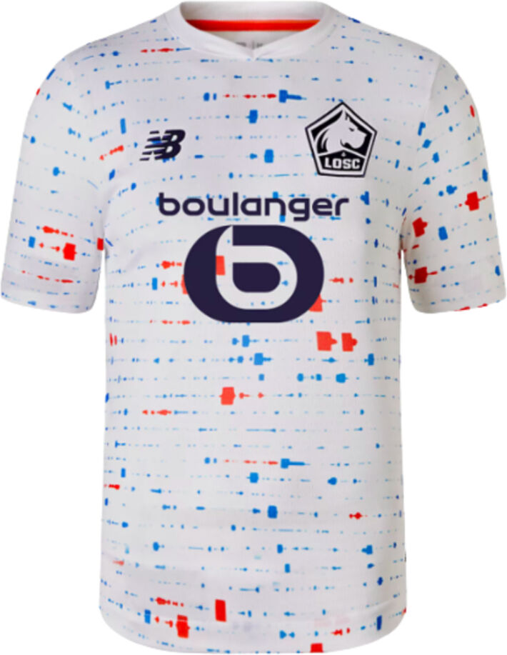 Photos - Football Kit Balance 2024 Lille Away Shirt - White - male - Size: Medium 38-40\" C  2023