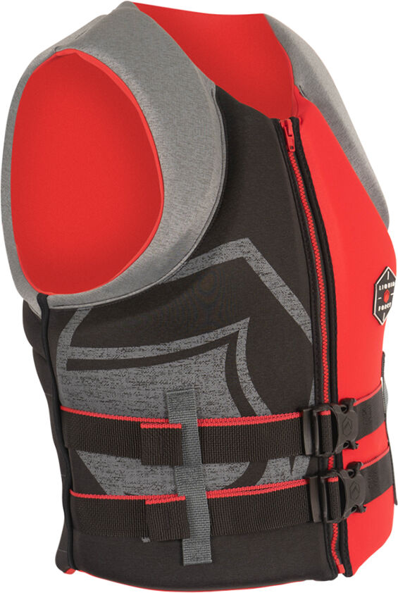 Photos - Life Jacket Liquid Force Men's Hinge CGA Life Vest, Red M 2225525 