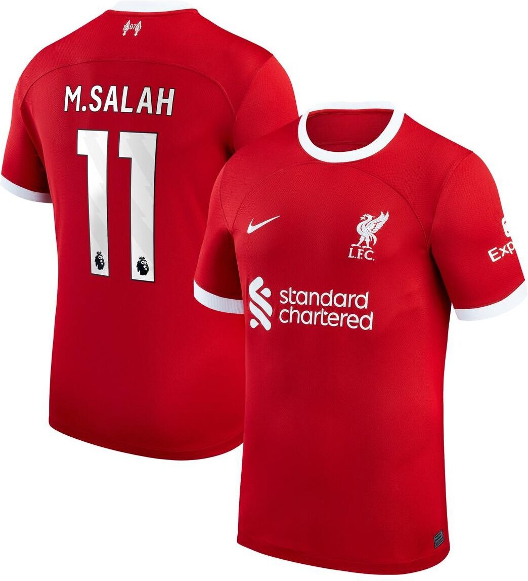 Nike Men's Nike Mohamed Salah Red Liverpool 2023/24 Home Replica Player Jersey - Red