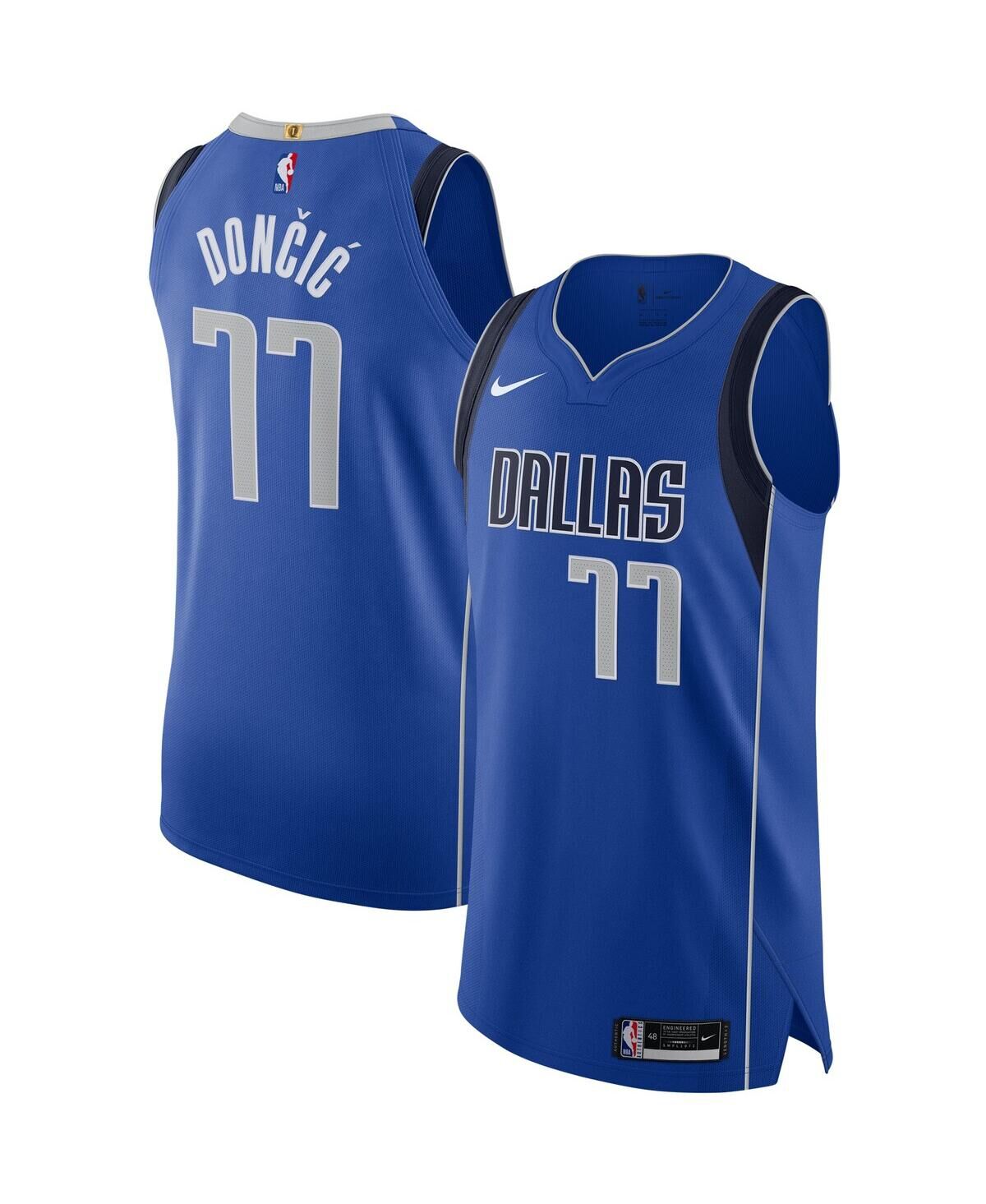 Nike Men's Nike Luka Doncic Blue Dallas Mavericks 2020/21 Authentic Jersey - Icon Edition - Blue