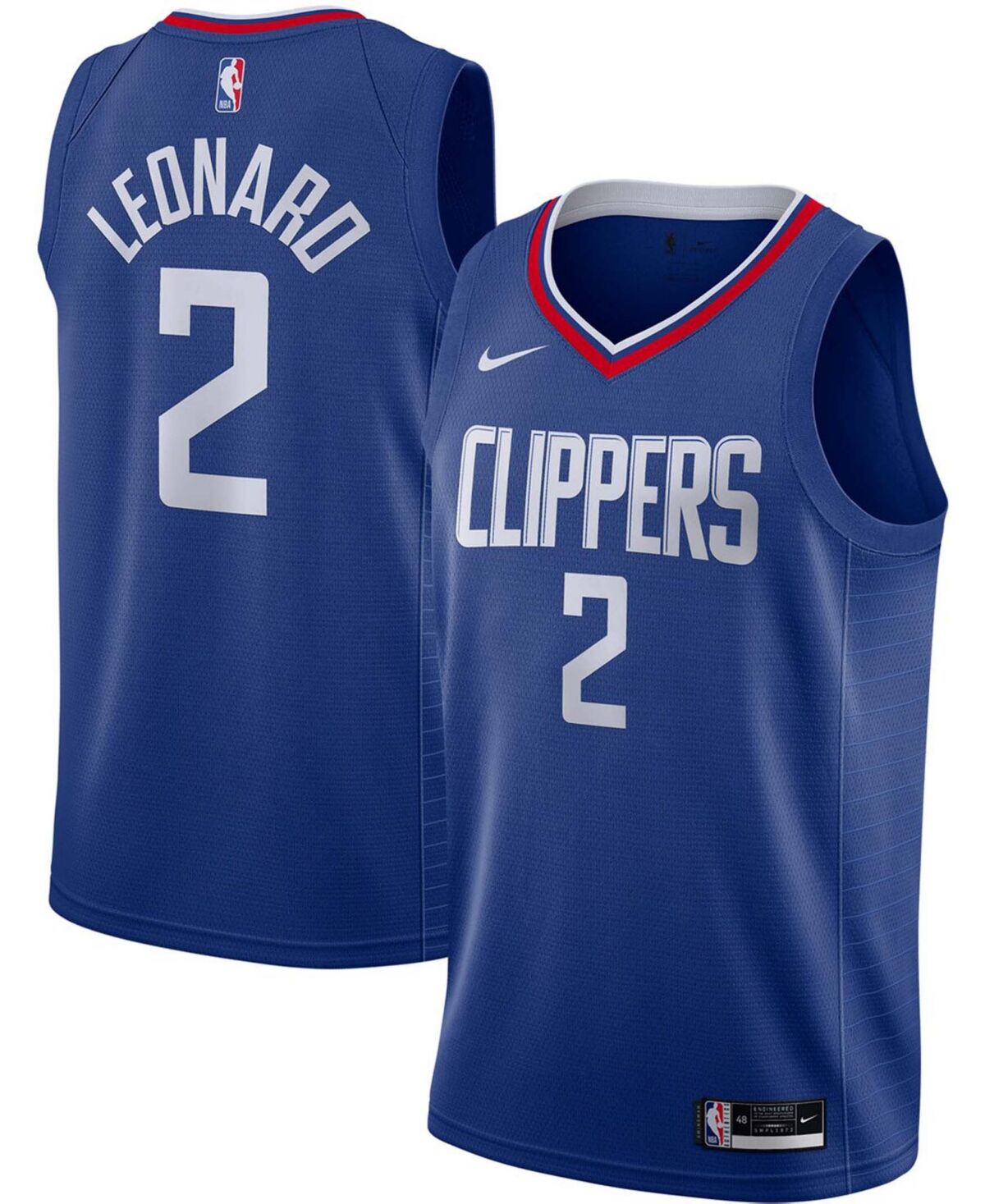 Nike Men's La Clippers 2020/21 Swingman Jersey Icon Edition - Kawhi Leonard - Royal