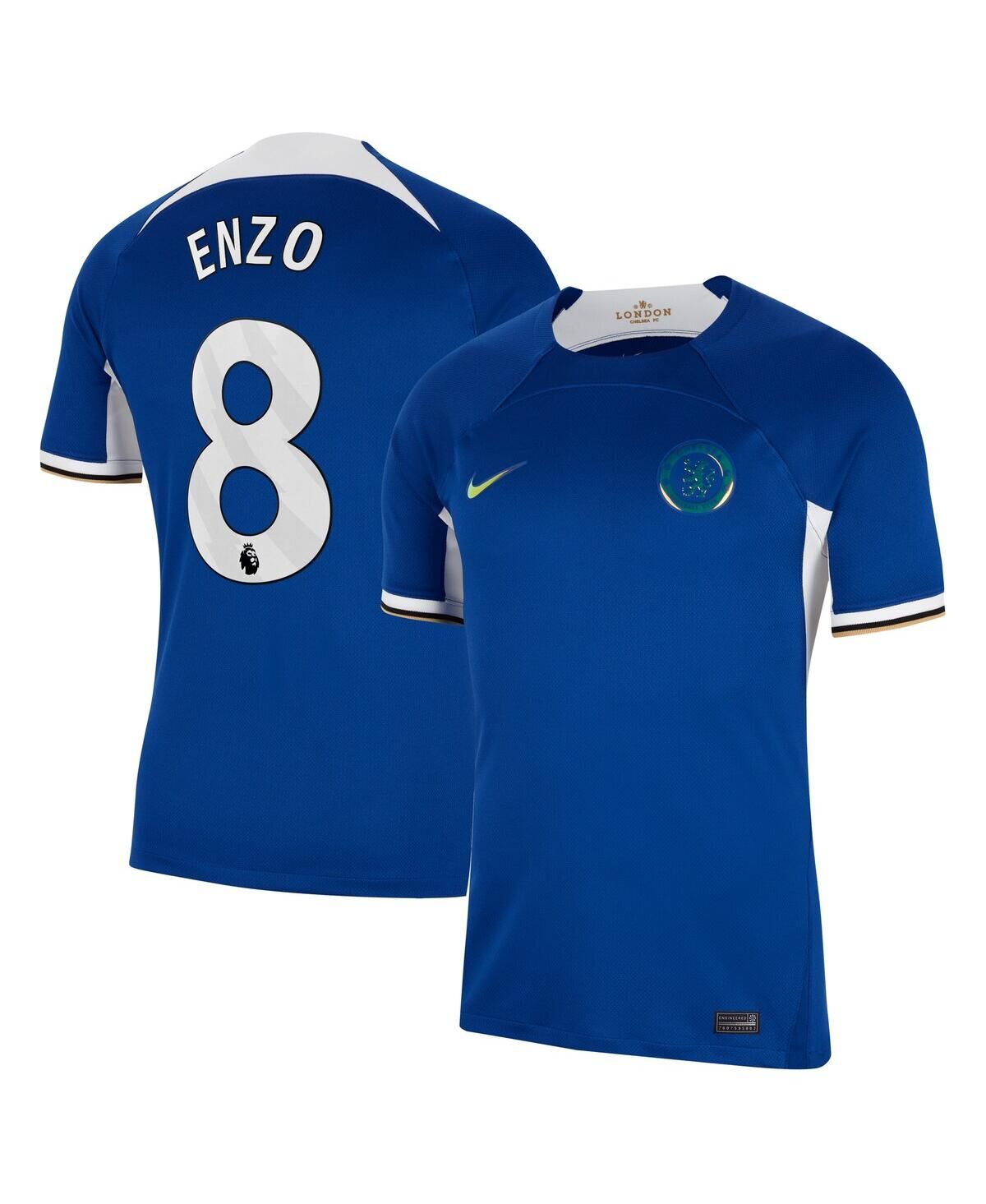 Men's Nike Enzo Fernandez Blue Chelsea 2023/24 Home Stadium Replica Jersey - Blue