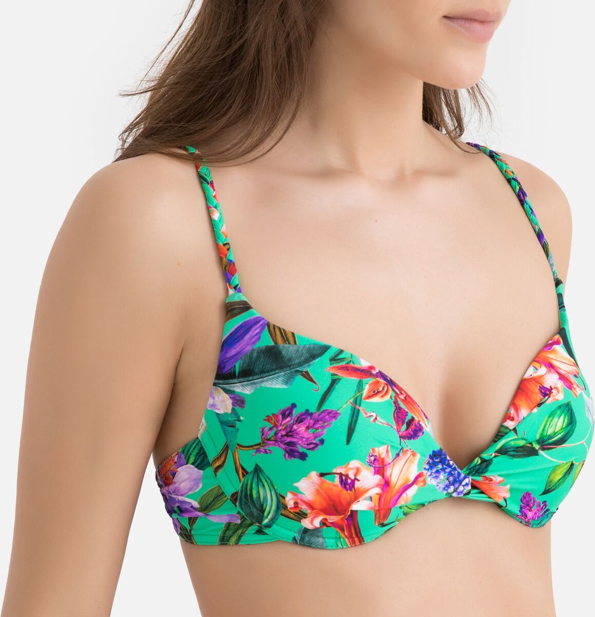 LA REDOUTE COLLECTIONS Haut de maillot de bain balconnet imprimé floral