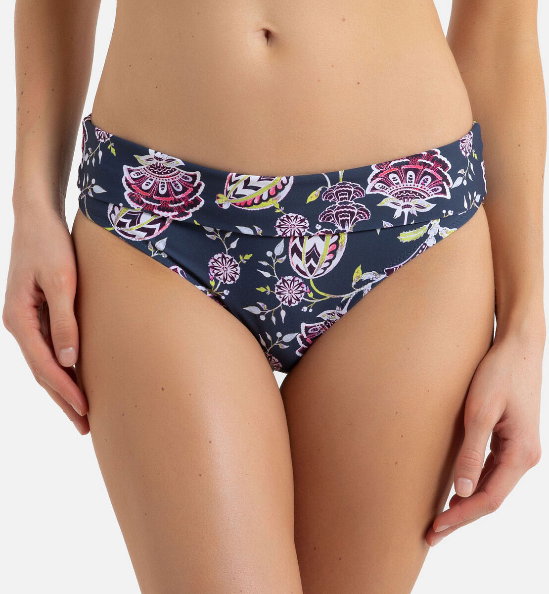 ANNE WEYBURN Bas de maillot de bain culotte bikini floral