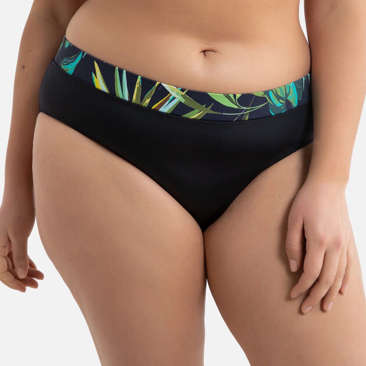 LA REDOUTE COLLECTIONS PLUS Bas de maillot de bain culotte, bord imprimé