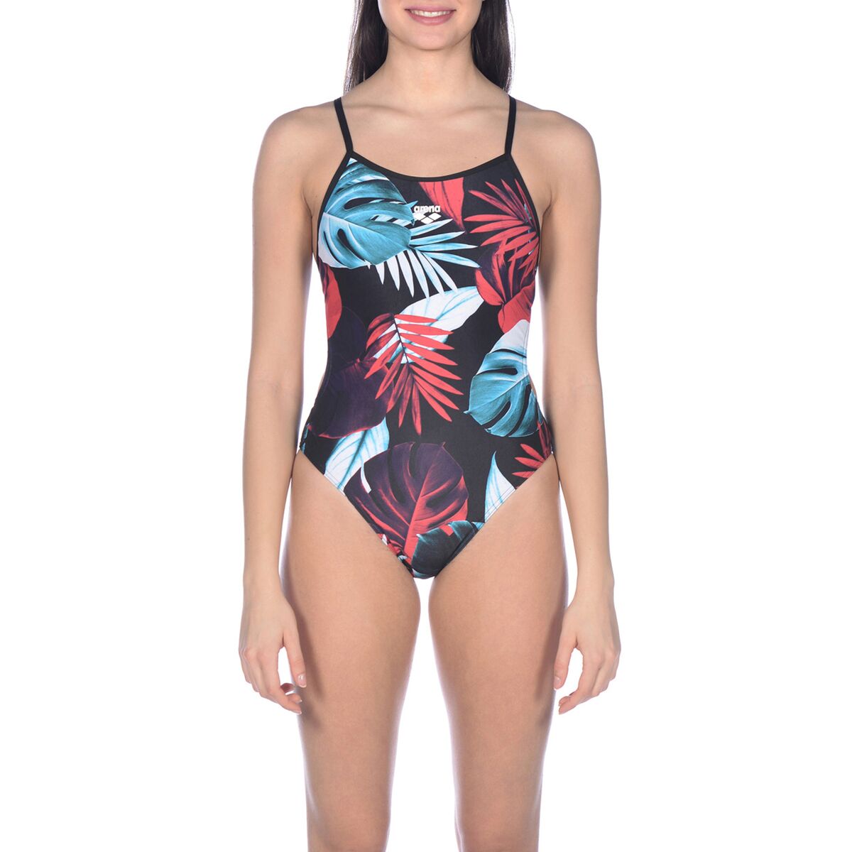 ARENA Maillot 1 pièce piscine Tropical Leaves