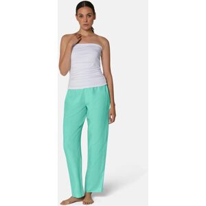 Madeleine Weite Leinenhose aqua 36