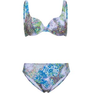 Madeleine Bikini mit Paisleyprint graulila / multicolor 36B