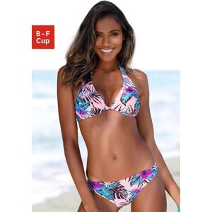 Venice Beach Bügel-Bikini-Top »Marly«, mit tropischem Print rosa-bedruckt  38