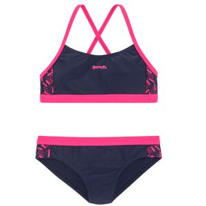 Bench. Bustier-Bikini, mit geometrische bedruckten Einsätzen pink-marine  170/176
