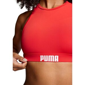 Puma Bustier-Bikini-Top, mit Racerback-Rücken red  M