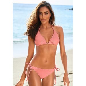 LASCANA Triangel-Bikini, mit goldfarbener Glanzbeschichtung altrosa  40