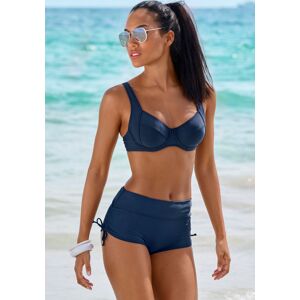 LASCANA Bikini-Hotpants, mit seitlicher Raffung marine  40