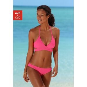 Bench. Triangel-Bikini, in Wickeloptik pink  38