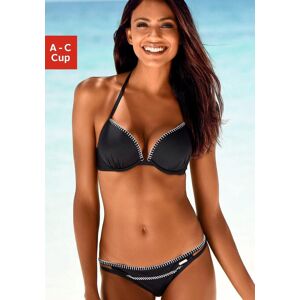 Sunseeker Push-Up-Bikini-Top »Dainty«, mit Häkelkante schwarz Größe 32