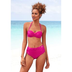 Sunseeker Bügel-Bandeau-Bikini-Top »Loretta«, mit Strukturmuster pink Größe 40