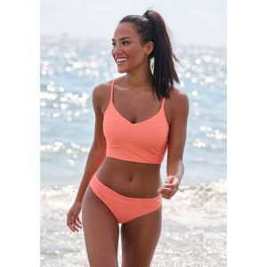 Sunseeker Crop-Bikini-Top »Loretta«, mit Strukturmuster peach Größe 38
