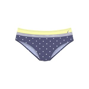 LASCANA Bikini-Hose »Monri«, mit kontrastfarbenem Detail blau-gelb-bedruckt Größe 44