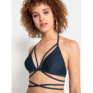 LSCN by LASCANA Triangel-Bikini-Top »Gina«, mit langem Bindeband nachtblau Größe 40