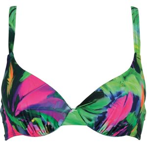 Naturana Bügel-Bikini-Top »Bora Bora Beach«, mit floralem Allover-Design navy-grün-pink Größe 42