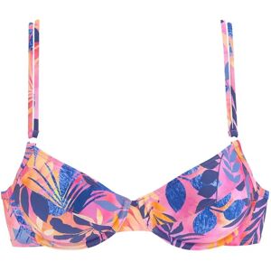 Lascana - Bikini Oberteil Mit Bügel, Für Damen, Pink Größe E/42