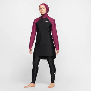 Nike VictorySchmale Schwimm-Leggings mit durchgehendem Schutz für Damen - Schwarz - XL