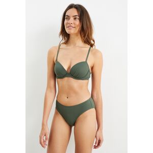 C&A Bikini-Hose-Mid Waist-LYCRA® XTRA LIFE™, Grün, Größe: 42 Weiblich