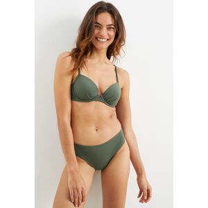 C&A Bikini-Top mit Bügel-wattiert-LYCRA® XTRA LIFE™, Grün, Größe: 75 D Weiblich