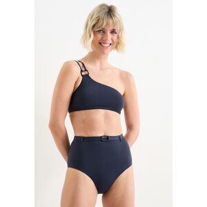 C&A Bikini-Hose-High Waist-LYCRA® XTRA LIFE™, Blau, Größe: 36 Weiblich