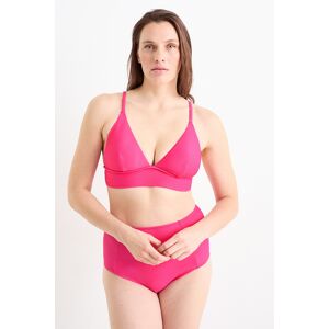 C&A Bikini-Top-Triangel-wattiert-LYCRA® XTRA LIFE™, Pink, Größe: 42 Weiblich