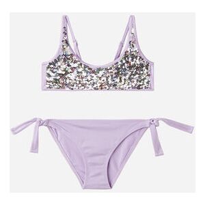 Calzedonia Bikini für Mädchen Multicolor Mermaid Mädchen Violett Größe 8 JAHRE